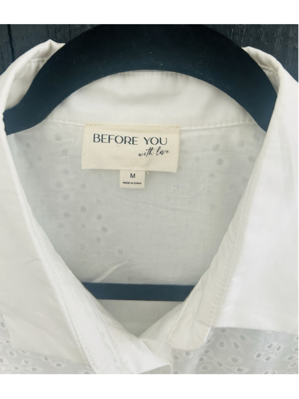 Before You with love White BOHO Eyelet Dress - Picture 3 of 7